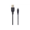Gembird 1,8 m USB 2.0 A/mini-USB M USB-kaabel USB A Mini-USB B Must