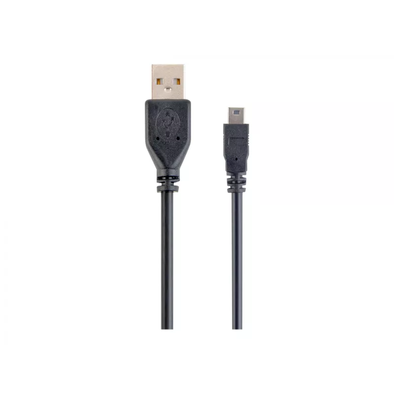 Gembird 1,8 m USB 2.0 A/mini-USB M USB-kaabel USB A Mini-USB B Must