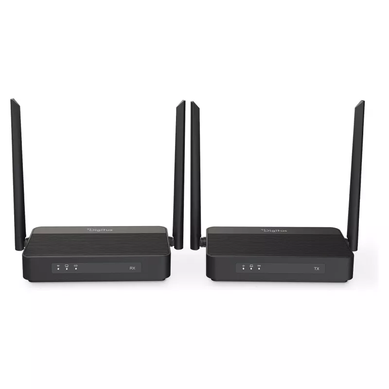 Juhtmevaba HDMI KVM pikenduskomplekt DIGITUS DS-55360 — saatja ja vastuvõtja, juhtmevaba, 100 m, 4K/60 Hz, HDMI, USB-A/USB-C