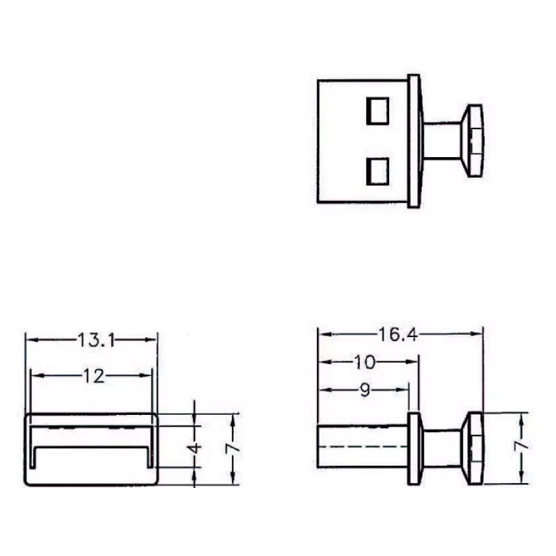 Pistikupesa turvakate USB Type-A DeLOCK 64009