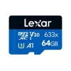Lexar 64GB suure jõudlusega 633x microSDHC UHS-I