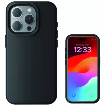 4smarts 540581 - Cover - Apple - iPhone 15 Pro Max - 17 cm (6.7) - Must