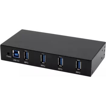 EXSYS EX-11234HMS liidesejaotur USB 3.2 Gen 1 (3.1 Gen 1) Type-B 5000 Mbit/s Must (EX-11234HMS)