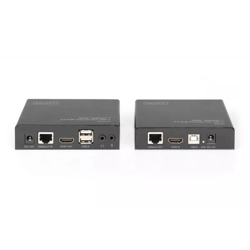 Digitus 4K HDMI HDBaseT™ 2.0 KVM pikenduskomplekt, 100 m