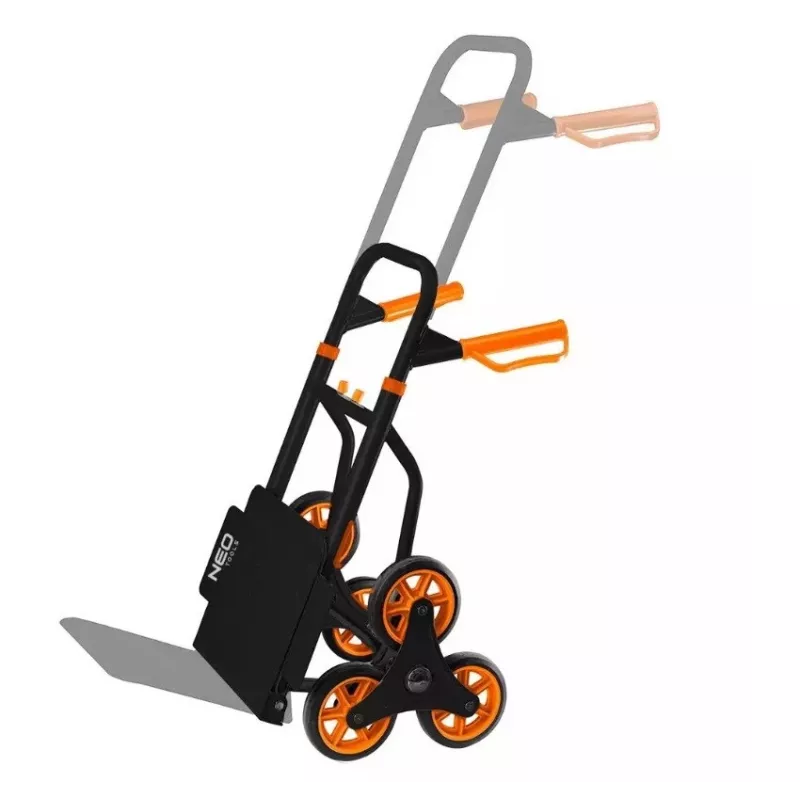 Trepiroomamiskäru NEO tools 84-402, kokkupandav käsikäru, 150 kg kandevõime