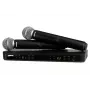 Shure BLX288E/SM58-H8E - juhtmevaba süsteem vastuvõtja ja kahe SM58 mikrofoniga