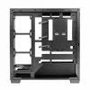 PC korpus MODECOM Volcano Stellar NF ATX miditorn, karastatud klaas, must, toetab ATX/micro ATX, GPU kuni 420mm, CPU jahuti 175mm