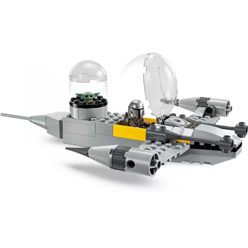 LEGO Star Wars komplekt 75410 N-1 tähelennuki mudel 92 tk, minifiguurid Mando ja Grogu