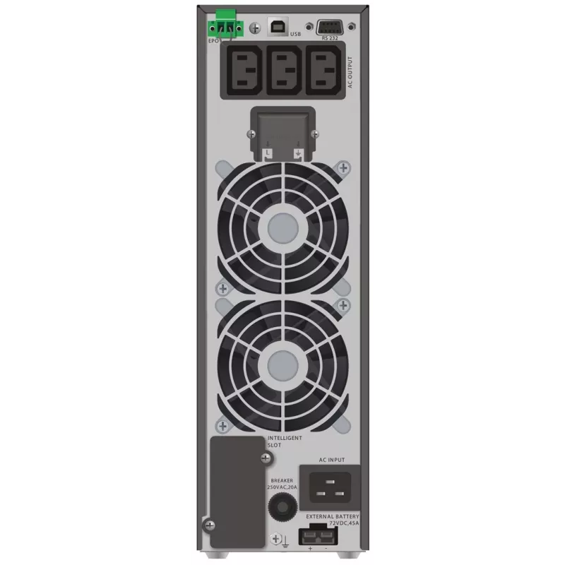 PowerWalker VFI 3000 TGS katkematu toiteallikas (UPS) Topeltmuundus (Online) 3 kVA 2700 W 3 AC-pistikut
