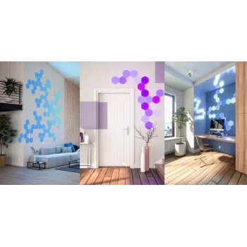 Nanoleaf HEXAGON SMARTER KIT LED valguspaneelid valge 7 tk