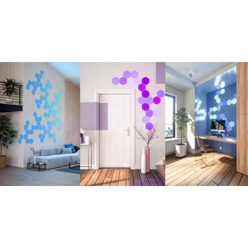 Nanoleaf HEXAGON SMARTER KIT LED valguspaneelid valge 7 tk