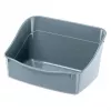 Avatud nurgavetskast FERPLAST Rabbit tualett plastist hall 370×270×185 mm küülikutele