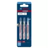 Bosch 2 608 900 561 tikksae/rull-lõikuri/saagimis tera Tikksae tera Karbiid 3 tk