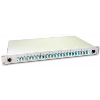 Lightwin LWL kiudoptiline jätkukarp, 48 kiudu, 24x DLC mitmemoodiline, 50/125µm OM3, patsi jätkukarbid (SPBOX 48G50 OM3 DLC)