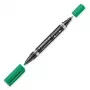 Permanent Marker Staedtler Lumocolor Duo Fine/Bullet Tip roheline