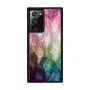 Kaitsev telefoniümbris iKins Samsung Galaxy Note 20 Ultra jaoks — vesilille disain, must