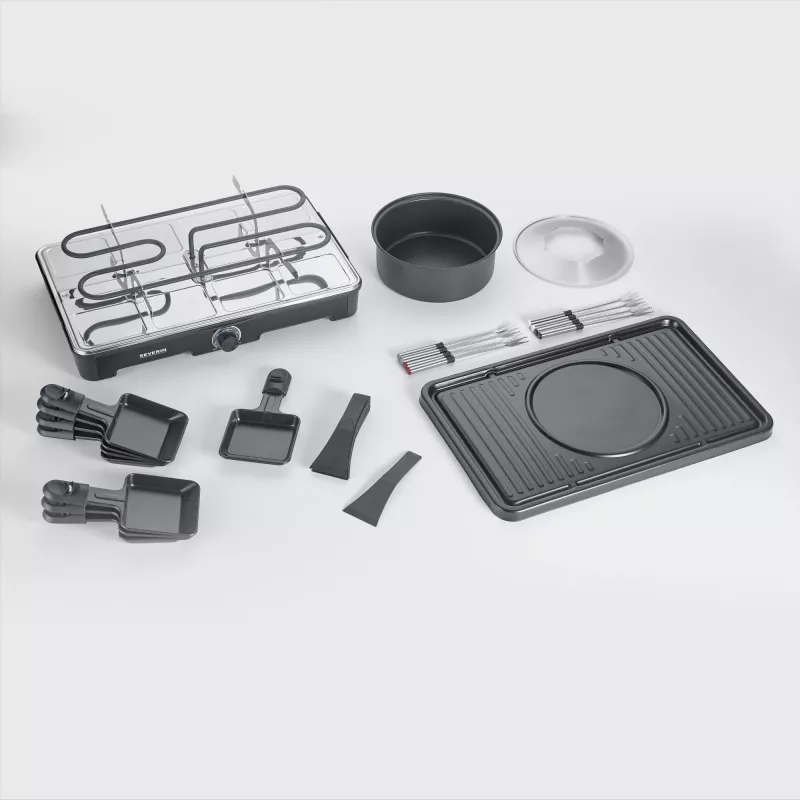 Raclett-grill Severin RG 2347 8 inimesele 1400 W must