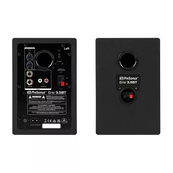 Stuudio aktiivmonitorid PreSonus Eris 3.5 BT 2nd Gen — 2×25 W RMS, 80–20 000 Hz, Bluetooth 5.0, RCA/TRS sisendid, 3,5 mm kõrvaklapiväljund