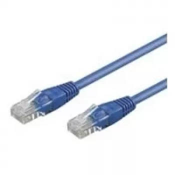Wentronic Goobay CAT 5e paigalduskaabel, U/UTP, sinine, 0,25 m - CCA vasksegu (68608)