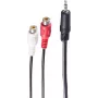 Audio kaabel 3.5mm 2 x RCA ShiverPeaks BS30771