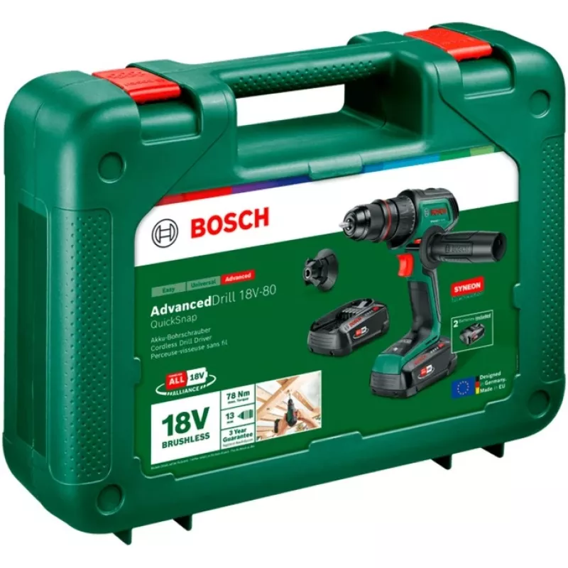 Bosch 06039E2002 juhtmeta puur must