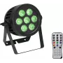 LED PAR-valgusti EUROLITE 7x8W QCL Spot — 7x8W RGBW LED-id, kompaktne lava-/stuudiovalgusti