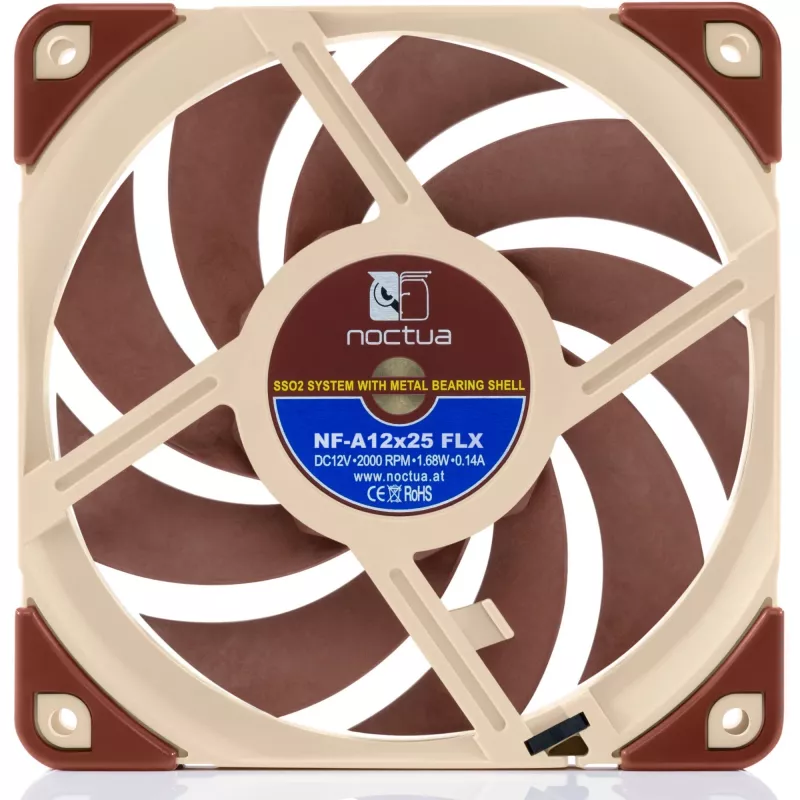 Noctua NF-A12x25 FLX 120mm korpuseventilaator