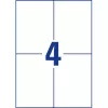 Isekleepuv silt Ristkülik Avery 3483
