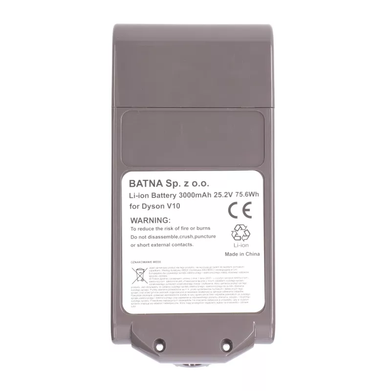 Aku Dyson tolmuimejale V10 25,2 V 3000 mAh