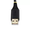 StarTech.com 13 ft (4 m) 2-pordiline USB jadaväratiga adapterkaabel, vahetatavad DB9 kruvid/mutrid, COM-i säilitamine, USB-A DB9 RS232-le, FTDI, 4. taseme ESD kaitse, Windows/macOS/ChromeOS/Linux – töökindel TPE konstruktsioon