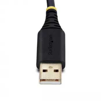 StarTech.com 13 ft (4 m) 2-pordiline USB jadaväratiga adapterkaabel, vahetatavad DB9 kruvid/mutrid, COM-i säilitamine, USB-A DB9 RS232-le, FTDI, 4. taseme ESD kaitse, Windows/macOS/ChromeOS/Linux – töökindel TPE konstruktsioon