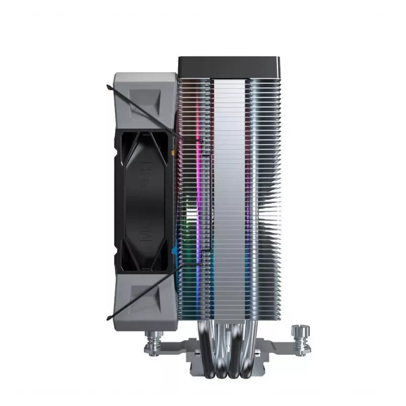 Õhkjahuti Montech NX400 ARGB, 120 mm ventilaator, FDB, 800–1950 p/min, TDP 270 W, must