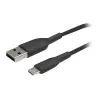 USB-kaabel Belkin CAB007bt1MBK 1m USB A Micro-USB A Must