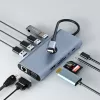 USB-C 11-in-1 adapter Hawk HW-HUB1101 — mitme pordiga jaotur 11 pordiga
