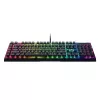 Razer BlackWidow V4 X mehaaniline mänguklaviatuur, Yellow Switch, USA paigutus, juhtmega, must