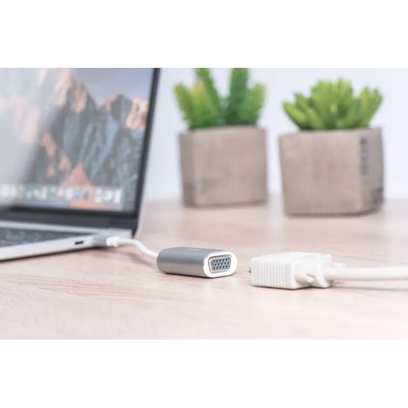 DIGITUS DA-70837 graafikaadapter VGA 1080p FHD to USB 3.0 Type C, alumiiniumist
