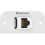 Kindermann 7441000526 RJ-45 alumiiniumist pistikupesa (7441000526)