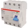 ABB Stotz S&J rikkevoolukaitselüliti tüüp B 4P 63A,30mA,3kA,4TE F204B-63/0,03-4TE (2CSF204568R1630)