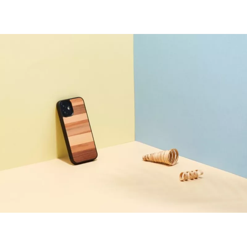 man and wood kaitseümbris telefonile iPhone 12 mini — must