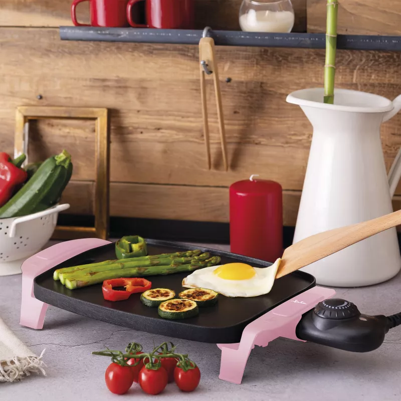 Elektrigrill Jata JEGR5522 — mittenakkuva pinnaga, reguleeritava temperatuuriga, lauamudel