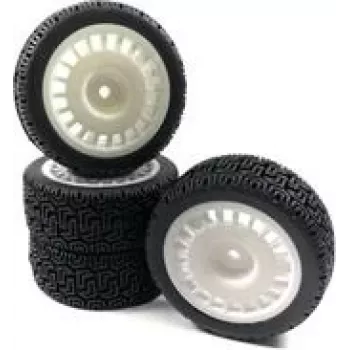 Absima 1 10 Rally Winded Complete Wheels Must 4 tk (2510063)