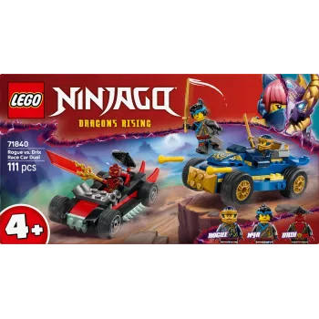 Ehitusklotsid Ninjago 71840 Võidusõiduduo Rogue vs Drix