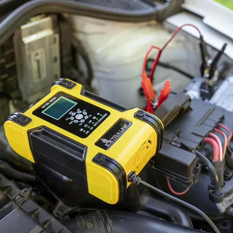Extralink Shango nutikas akulaadija | Alaldi | 100–240 VAC, 12 V 12 A, 24 V 6 A