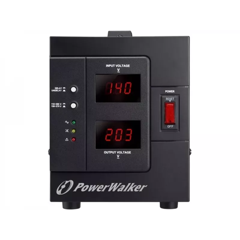 PowerWalker AVR 2000 SIV FR pingeregulaator 2 vahelduvvoolupesa 110 - 280 V Must
