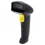 Käeshoitav juhtmega 1D/2D vöötkoodiskanner QOLTEC 50853 — USB, ABS-korpus, 1,65 m kaabel, 97×65×167 mm, 105 g