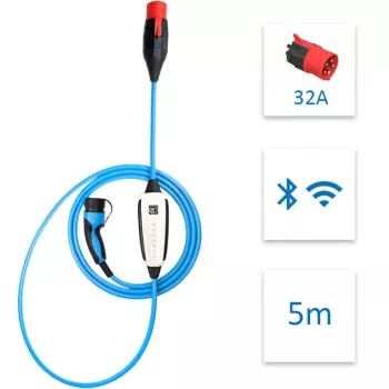 NRJkick Mobile Wallbox 32A 5m Standard (22 kW, 5-meetrine kaabel)