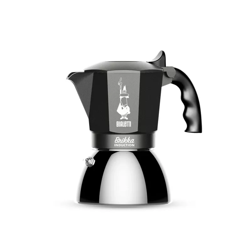 Kohvimasin BIALETTI BRIKKA INDUCTION 4TZ 180 ml Antratsiit, Hõbe