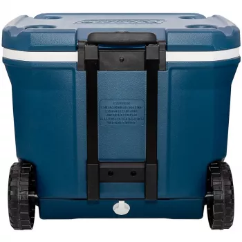 Coleman 50QT Xtreme Wheeled Cooler, sinine, plastik, polüuretaan (PU), must, 47 l, 113 kg