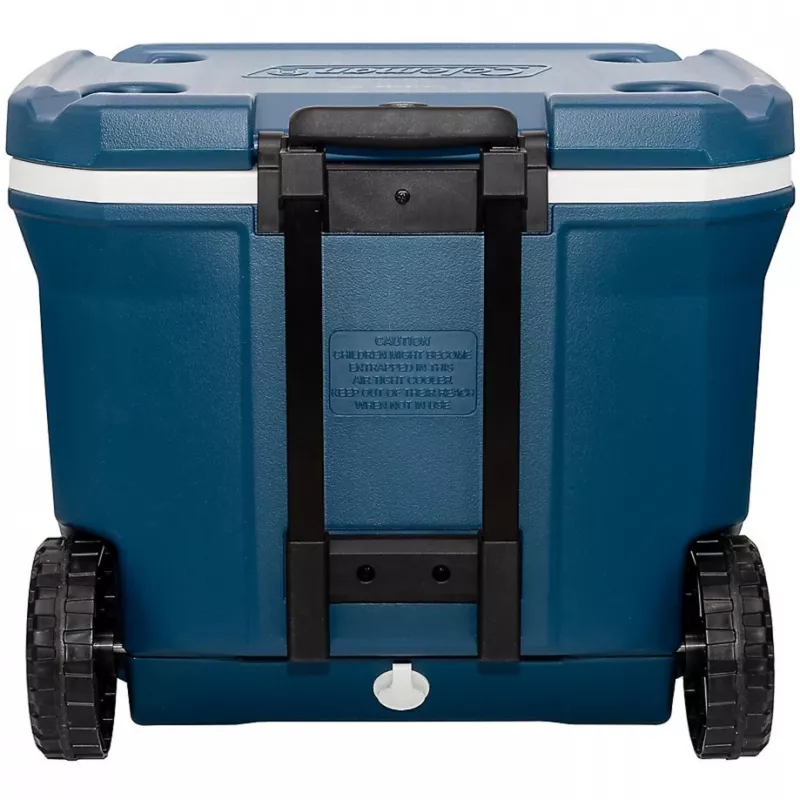 Coleman 50QT Xtreme Wheeled Cooler, sinine, plastik, polüuretaan (PU), must, 47 l, 113 kg