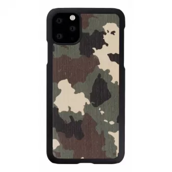 Nutitelefoni ümbris man and wood iPhone 11 Pro Max jaoks — kamuflaaž must